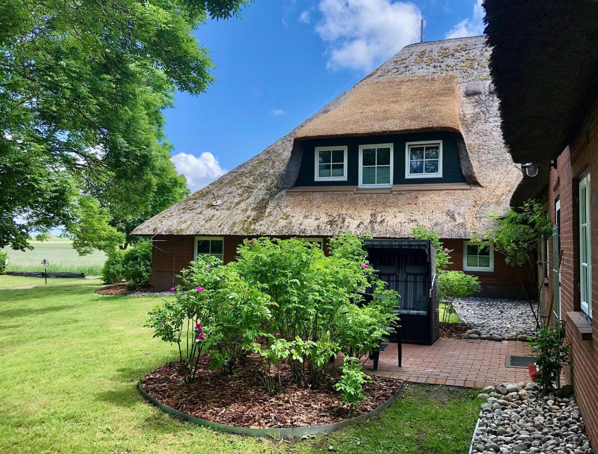 Haubarg Alte Strandvogtei Westerhever Kamer foto