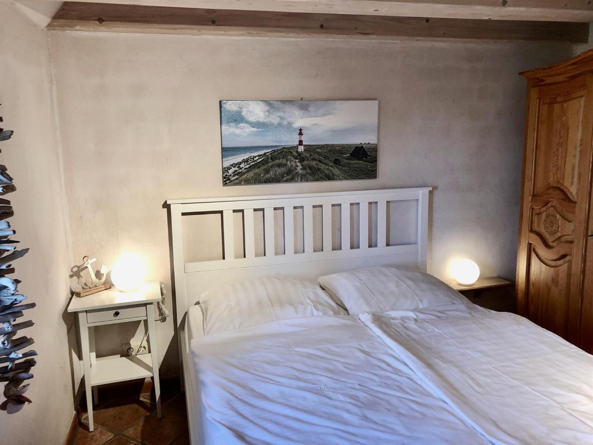 Haubarg Alte Strandvogtei Westerhever Buitenkant foto